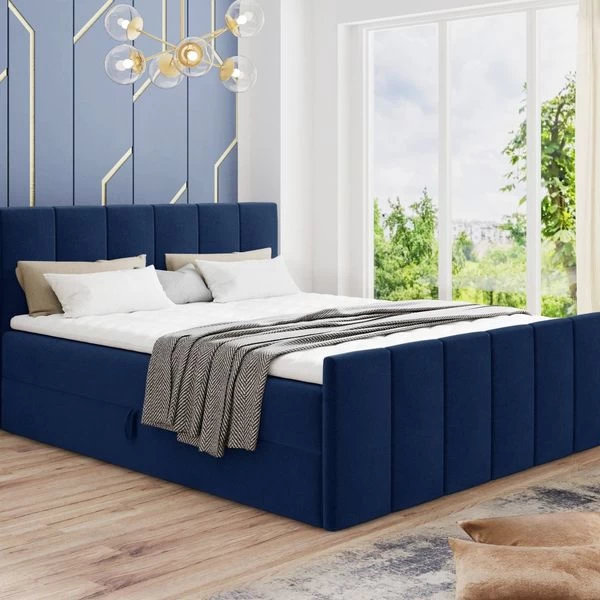 Boxspringbett STAR LUX + 2 Bettkästen, Polsterbett Mit Bonell-Matratze + Topper, Bett 10 Boxspringbett STAR LUX + 2 Bettkästen, Polsterbett Mit Bonell-Matratze + Topper, Bett – Bild 8