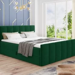 Boxspringbett STAR LUX + 2 Bettkästen, Polsterbett Mit Bonell-Matratze + Topper, Bett 26 Boxspringbett STAR LUX + 2 Bettkästen, Polsterbett Mit Bonell-Matratze + Topper, Bett -Möbelhaus 520228236