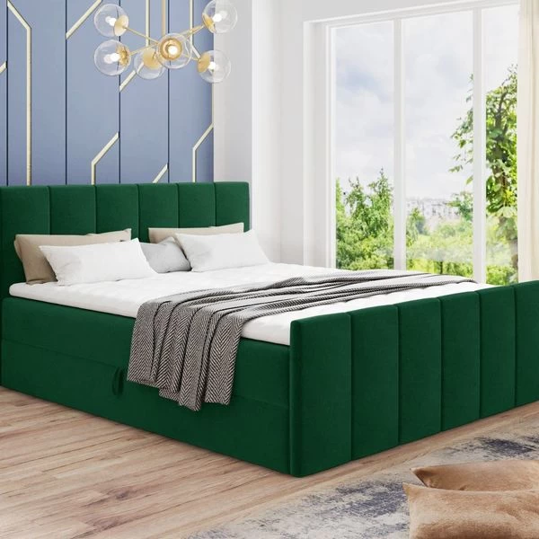 Boxspringbett STAR LUX + 2 Bettkästen, Polsterbett Mit Bonell-Matratze + Topper, Bett 11 Boxspringbett STAR LUX + 2 Bettkästen, Polsterbett Mit Bonell-Matratze + Topper, Bett – Bild 9