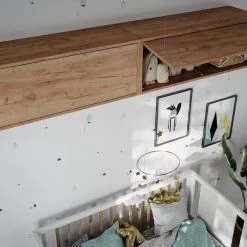 Platan Room Hängeschrank Wandschrank Küchenschrank 100x35x35cm Griffloses Design -Möbelhaus 526360367