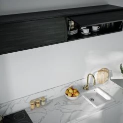 Platan Room Hängeschrank Wandschrank Küchenschrank 100x35x35cm Griffloses Design -Möbelhaus 526360811