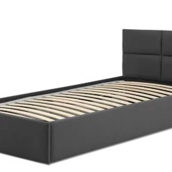 Polsterbett Monos 90x200 Mit Bettkasten! Einzelbett Mit Lattenrost! Best Stauraumbett -Möbelhaus 528904414