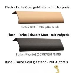 Kate - Moderne Küchenzeile Einbauküche Mit Geriffelten Fronten, 210 Cm, 5-teilig -Möbelhaus 531852371