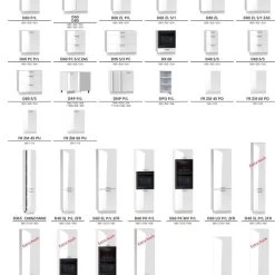 Kate - Moderne Küchenzeile Einbauküche Mit Geriffelten Fronten, 210 Cm, 5-teilig -Möbelhaus 531852624