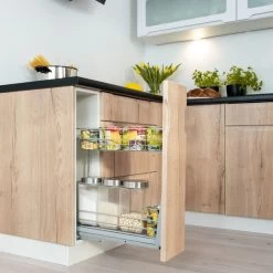 Grifflose Eckküche Küchenzeile In L-Form ZOYA 290x170 Cm, 9-tlg, Mit 7 Schubladen -Möbelhaus 532315314