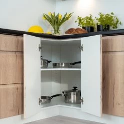 Grifflose Eckküche Küchenzeile In L-Form ZOYA 290x170 Cm, 9-tlg, Mit 7 Schubladen -Möbelhaus 532315315