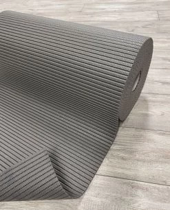 Badematten Saunaläufer Uni Grau Weichschaummatte Länge Wählbar Wasserabweisend