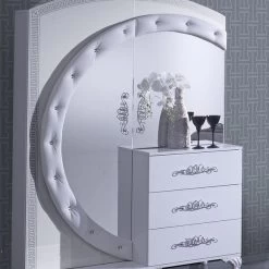 Schlafzimmer Set Antalia Weiß / Silber 9 Schlafzimmer Set Antalia Weiß / Silber -Möbelhaus 532938667