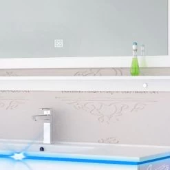 120 Cm Badmöbel Set Weiss Hochglanz LED Badezimmermöbel Komplett Badezimmer 120 Cm . -Möbelhaus 534709846