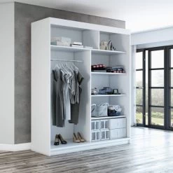 Kleiderschrank Schrank Mit Spiegel VOID Elegante Schlafzimmer -Möbelhaus 536975617