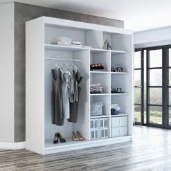 Kleiderschrank Schrank Mit Spiegel VOID Elegante Schlafzimmer -Möbelhaus 536975618