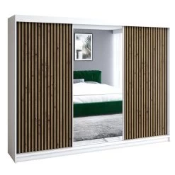 Kleiderschrank Schrank Mit Spiegel NIRO Elegante Schlafzimmer