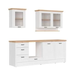 Klassische Küche, Schränke, Küchenzeile 230 Cm Grau Oder Hell Neu&Schnell 11 Klassische Küche, Schränke, Küchenzeile 230 Cm Grau Oder Hell Neu&Schnell -Möbelhaus 537813104