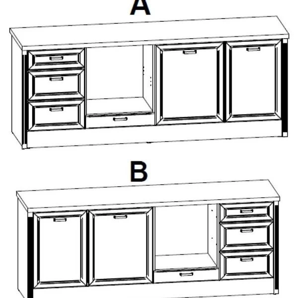 Klassische Küche, Schränke, Küchenzeile 230 Cm Grau Oder Hell Neu&Schnell 8 Klassische Küche, Schränke, Küchenzeile 230 Cm Grau Oder Hell Neu&Schnell – Bild 6