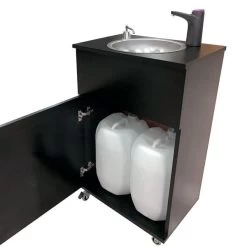 Mobiles Handwaschbecken Bigblack Mit Seifenspender Bat Betriebener Wasserhahn Schwarz -Möbelhaus 541873221