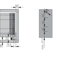 Fertigschubkasten Komplettschubkasten AC-APFS Schubkasten Küchenschublade An -Möbelhaus 542807034