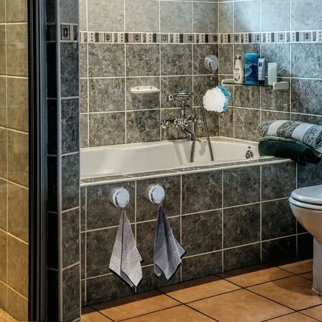 Saugnapf Haken Extra Stark Saughaken Vakuum Wandhaken Handtuchhaken Haken Ohne Bohren, Edelstahl Handtuchhalter Für Fenster Glas Bad Küche Badezimmer 5KG Belastbar (4) 6 Saugnapf Haken Extra Stark Saughaken Vakuum Wandhaken Handtuchhaken Haken Ohne Bohren, Edelstahl Handtuchhalter Für Fenster Glas Bad Küche Badezimmer 5KG Belastbar (4) – Bild 4