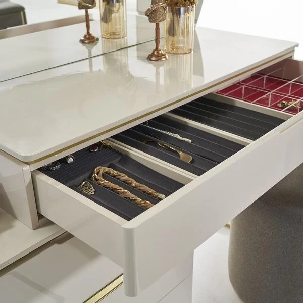 Schminktisch Set Konsole Spiegel Schlafzimmer Möbel Design Hocker Set Neu 5 Schminktisch Set Konsole Spiegel Schlafzimmer Möbel Design Hocker Set Neu – Bild 3