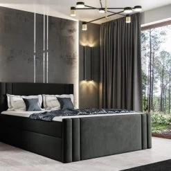 Boxspringbett CALWEM ! Pocket-Matraze , Topper 140/160/180/200 X 200 Cm Farbwahl ! 18 Boxspringbett CALWEM ! Pocket-Matraze , Topper 140/160/180/200 X 200 Cm Farbwahl ! -Möbelhaus 554050866