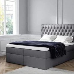 Boxspringbett MOVET , Pocket Matraze Topper 140/160/180/200 X 200 Cm Farbwahl !