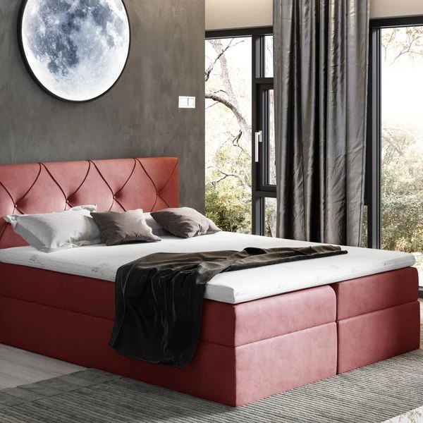 Boxspringbett CREDO - Pocket-Matraze , Topper 140/160/180/200 X 200 Cm Farbwahl ! 7 Boxspringbett CREDO - Pocket-Matraze , Topper 140/160/180/200 X 200 Cm Farbwahl ! – Bild 5