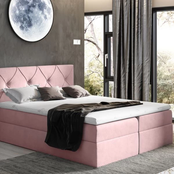 Boxspringbett CREDO - Pocket-Matraze , Topper 140/160/180/200 X 200 Cm Farbwahl ! 12 Boxspringbett CREDO - Pocket-Matraze , Topper 140/160/180/200 X 200 Cm Farbwahl ! – Bild 10