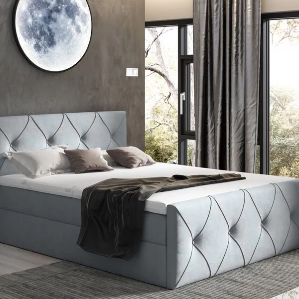 Boxspringbett CREDO LUX Pocket-Matraze , Topper 140/160/180/200 X 200 Cm Farbwahl ! 11 Boxspringbett CREDO LUX Pocket-Matraze , Topper 140/160/180/200 X 200 Cm Farbwahl ! – Bild 9