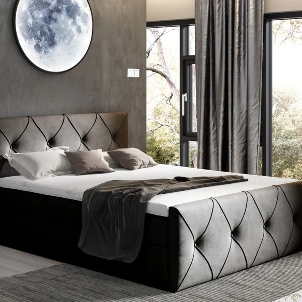 Boxspringbett CREDO LUX Pocket-Matraze , Topper 140/160/180/200 X 200 Cm Farbwahl ! 12 Boxspringbett CREDO LUX Pocket-Matraze , Topper 140/160/180/200 X 200 Cm Farbwahl ! – Bild 10