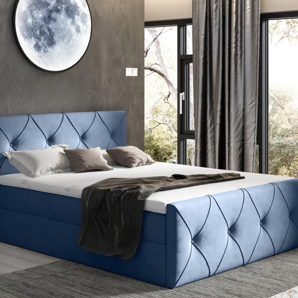 Boxspringbett CREDO LUX Pocket-Matraze , Topper 140/160/180/200 X 200 Cm Farbwahl ! 16 Boxspringbett CREDO LUX Pocket-Matraze , Topper 140/160/180/200 X 200 Cm Farbwahl ! – Bild 14