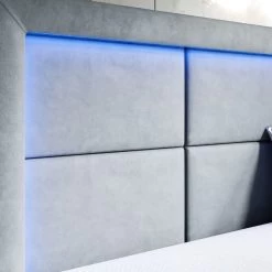 Boxspringbett Aston Bett Mit 2x Bettkasten Inkl. 16 Farben LED Und Fussteil -Möbelhaus 557341688