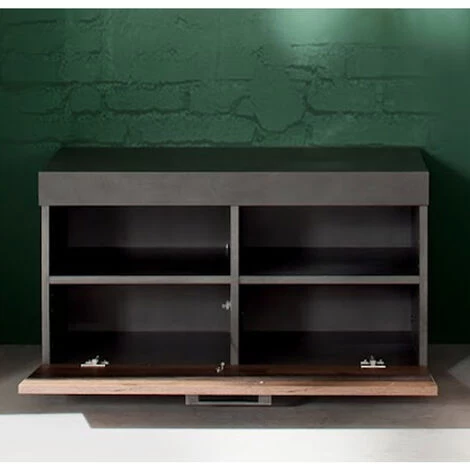 Trendteam Sitzbank Garderobenbank Schuhbank Flur Bank Indy Old Wood Matera 80 X 45 X 37 Cm 4 Trendteam Sitzbank Garderobenbank Schuhbank Flur Bank Indy Old Wood Matera 80 X 45 X 37 Cm – Bild 2