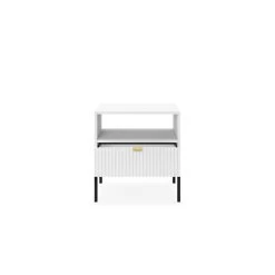 Moderner Weiß Nachttisch Für Schlafzimmer, Wohnzimmer-Nova S54 14 Moderner Weiß Nachttisch Für Schlafzimmer, Wohnzimmer-Nova S54 -Möbelhaus 558508254