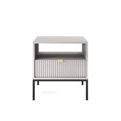 Moderner Weiß Nachttisch Für Schlafzimmer, Wohnzimmer-Nova S54 18 Moderner Weiß Nachttisch Für Schlafzimmer, Wohnzimmer-Nova S54 -Möbelhaus 558508258