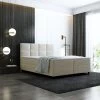 Boxspringbett Lena Doppelbett Beige, 180x200 Topper, Montage, H3