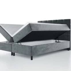 Boxspringbett Lena Doppelbett Beige, 180x200 Topper, Montage, H3 -Möbelhaus 560663256