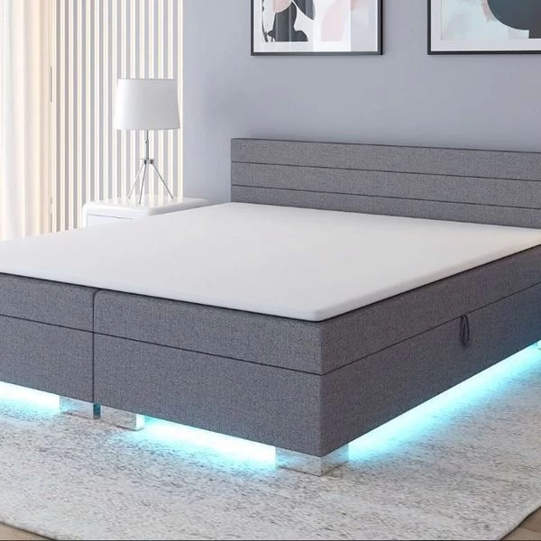 VASATI Boxspirngbett 140/160/180 Mit Led Matratze Topper Angebot 3 VASATI Boxspirngbett 140/160/180 Mit Led Matratze Topper Angebot