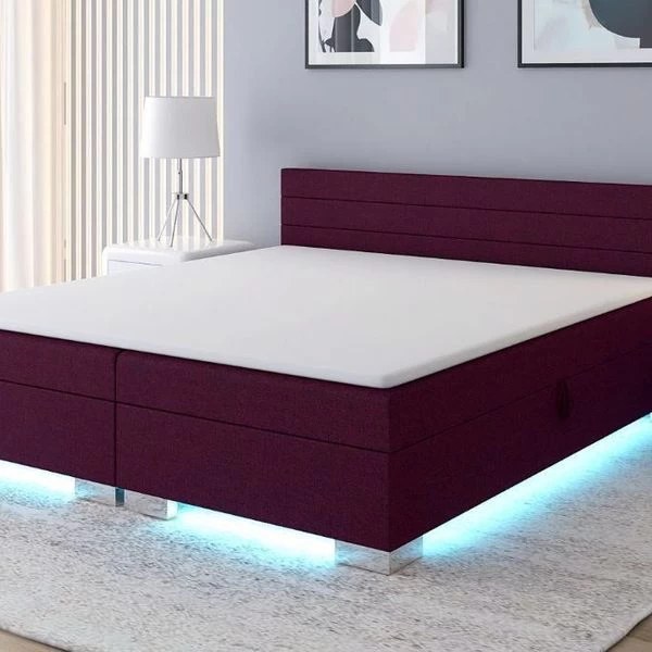 VASATI Boxspirngbett 140/160/180 Mit Led Matratze Topper Angebot 5 VASATI Boxspirngbett 140/160/180 Mit Led Matratze Topper Angebot – Bild 3