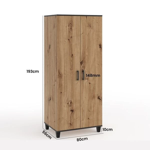 Kleiderschrank Vanessa Garderobe Schrank Mehrzweckschrank Hochschrank Schlafzimmer 6 Kleiderschrank Vanessa Garderobe Schrank Mehrzweckschrank Hochschrank Schlafzimmer – Bild 4