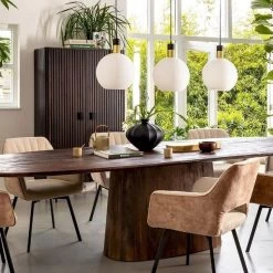 ARON Ovaler Tisch Aus Mangoholz