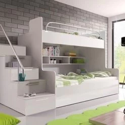 Etagenbett TOMI 2 - Doppelstockbett Hochglanz Kinderbett Hochbett ! -Möbelhaus 565206419