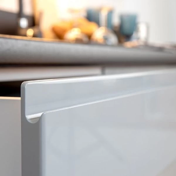 Küche Eckküche Weiss Hochglanz Lackiert - Soft Close - Individuell Stellbar 7 Küche Eckküche Weiss Hochglanz Lackiert - Soft Close - Individuell Stellbar – Bild 5