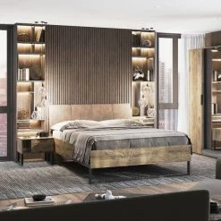 Schlafzimmer- Set Carmen Komplett Schlafzimmer Möbel 6-teilig