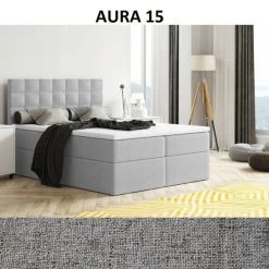 Boxspringbett MERA Farbwahl , Topper Federkern 140/160/180 X 200 Cm Farbwahl -Möbelhaus 567622628