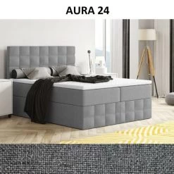 Boxspringbett MERA Premium Farbwahl , Topper Federkern 140/160/180 X 200 Cm Farbwahl -Möbelhaus 567624927