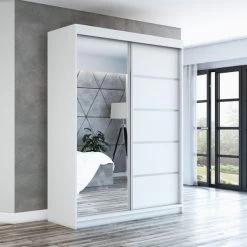 Schwebetürenschrank Kleiderschrank GAP 160 Cm