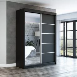 Schwebetürenschrank Kleiderschrank GAP 160 Cm -Möbelhaus 569587804