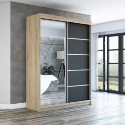 Schwebetürenschrank Kleiderschrank GAP 160 Cm -Möbelhaus 569587824