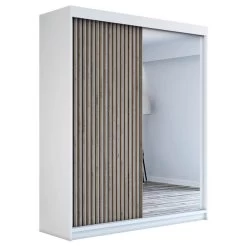 Kleiderschrank Schrank Mit Spiegel VOID Elegante Schlafzimmer