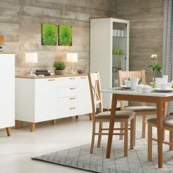 Tisch Zu Esszimmer In Farbe Natürliche Eiche Kollektion FRISK Konsimo -Möbelhaus 571181410