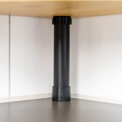 Bremermann Teleskop-Eckregal, Teleskopgewürzregal, 2 Regale, Bambus, Schwarz -Möbelhaus 572280609